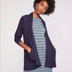 Ann Taylor Lou & Grey Soft Pocket Cardigan